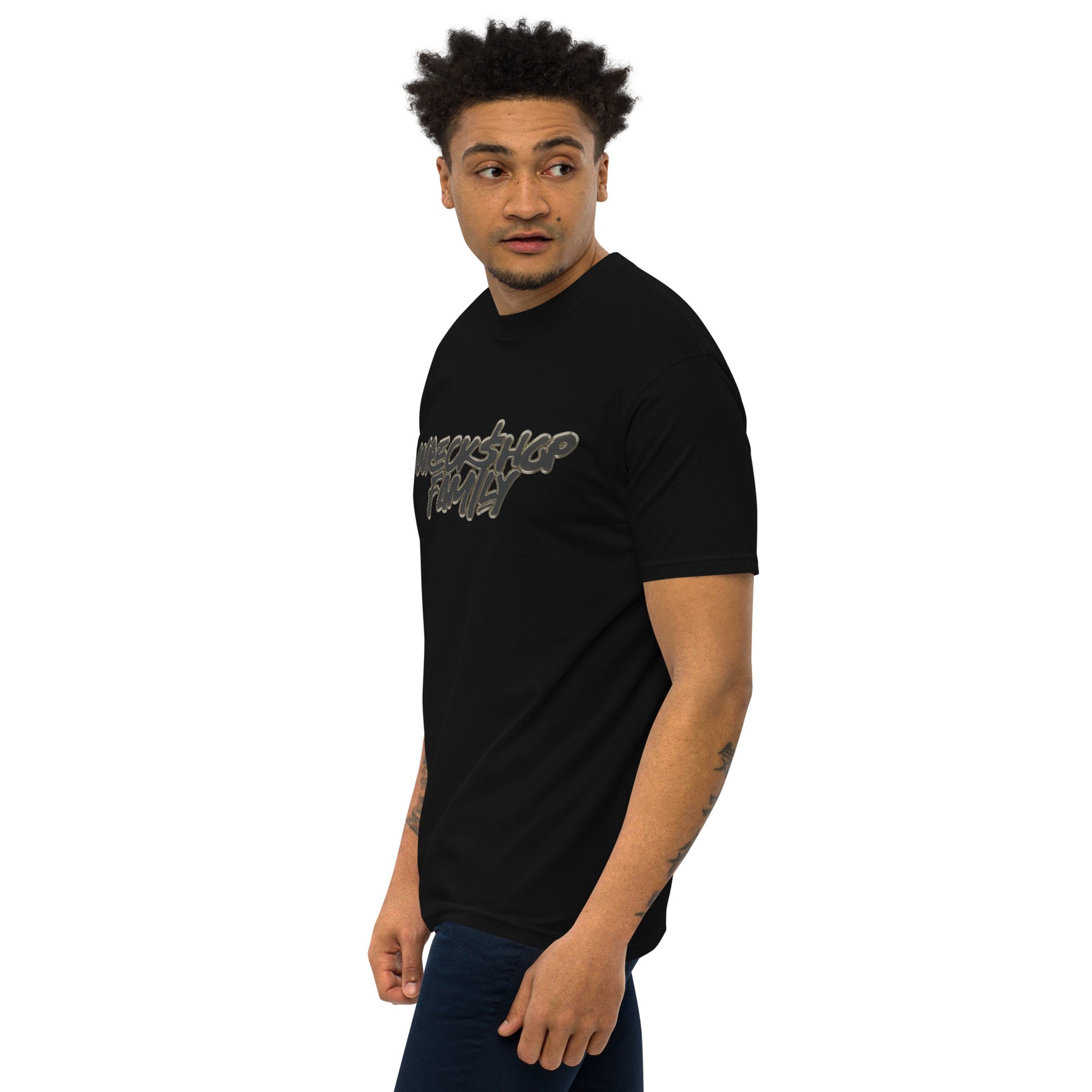 Wreckshop Family Men’s premium heavyweight tee