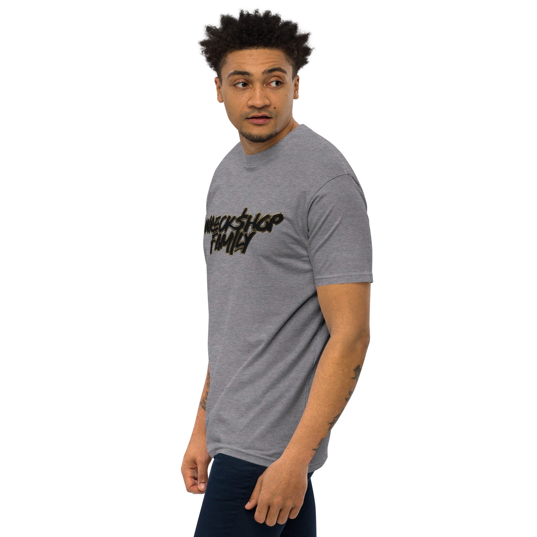 Wreckshop Family Men’s premium heavyweight tee