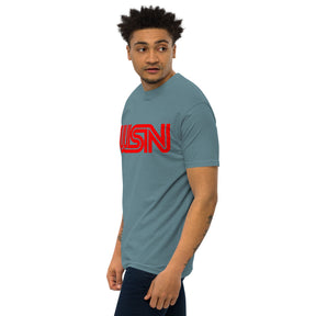WSN "CNN" parody men’s premium heavyweight tee