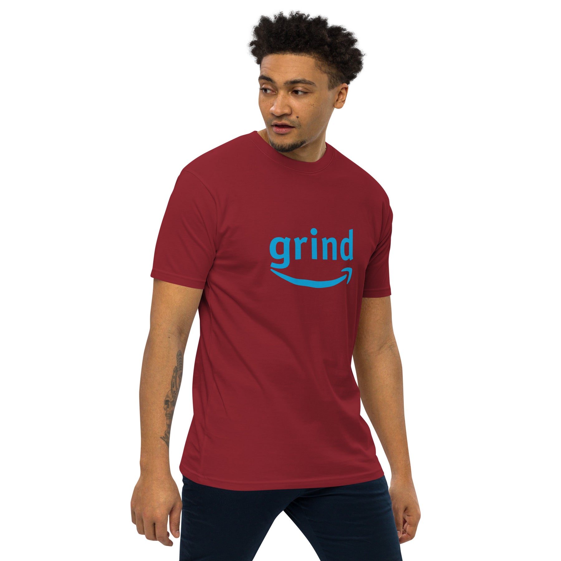 Prime "Grind" Parody Men’s premium heavyweight tee