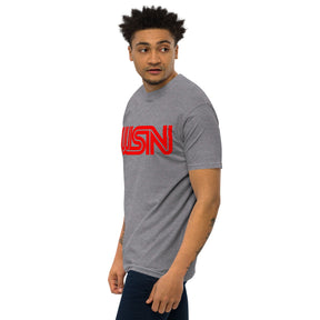 WSN "CNN" parody men’s premium heavyweight tee