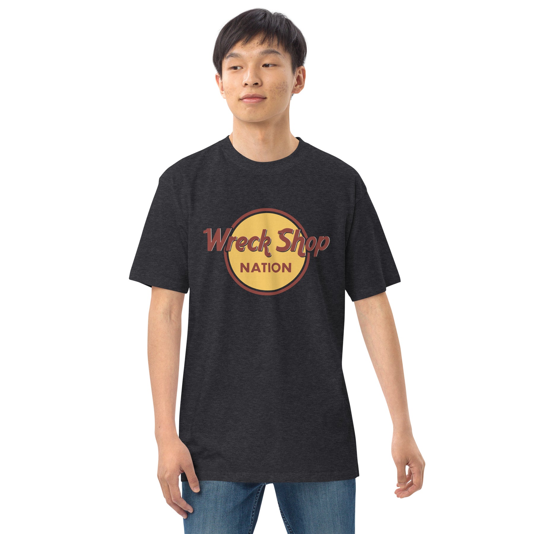Wreckshop "Hard Rock Cafe" Men’s premium heavyweight tee