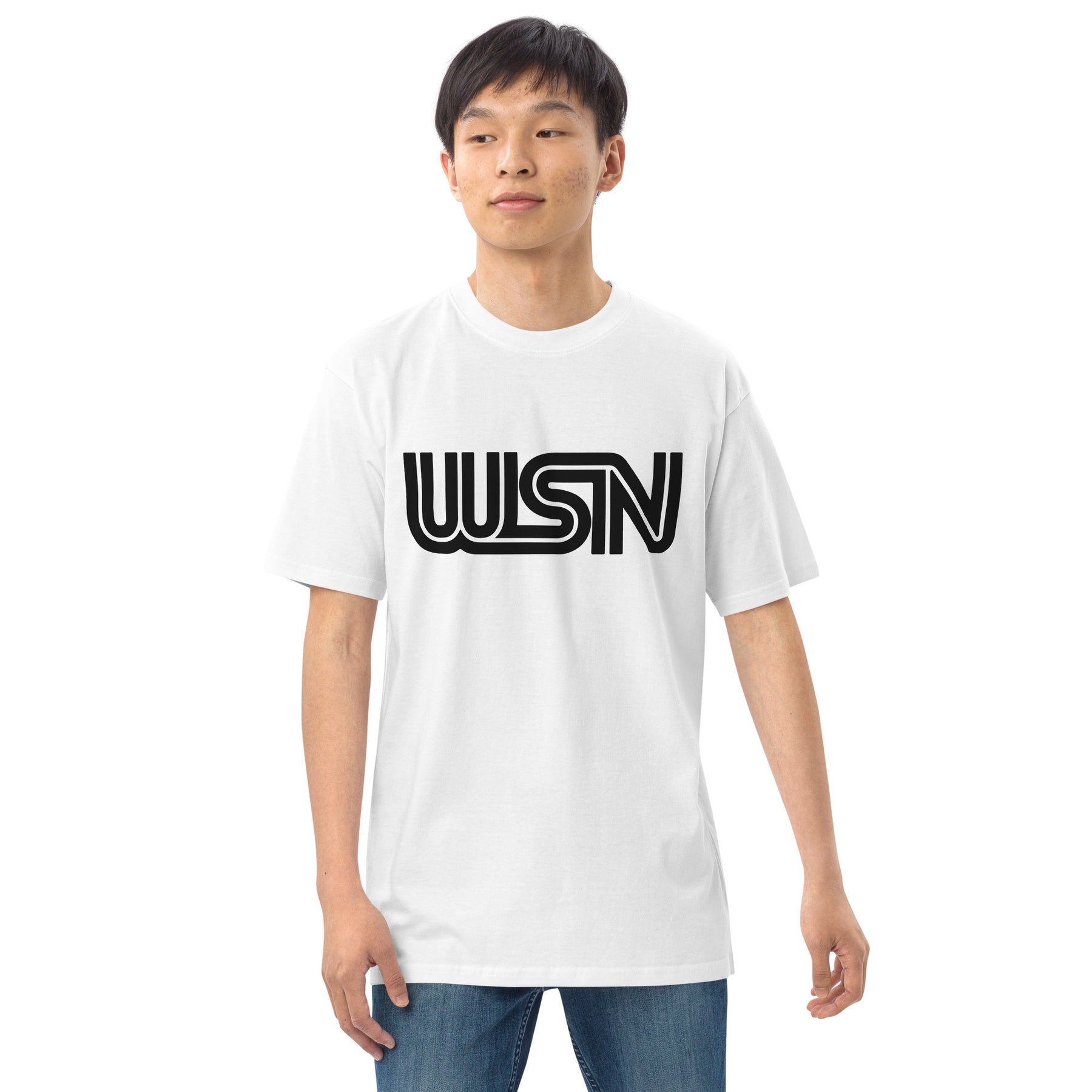 WSN "CNN" parody men’s premium heavyweight tee