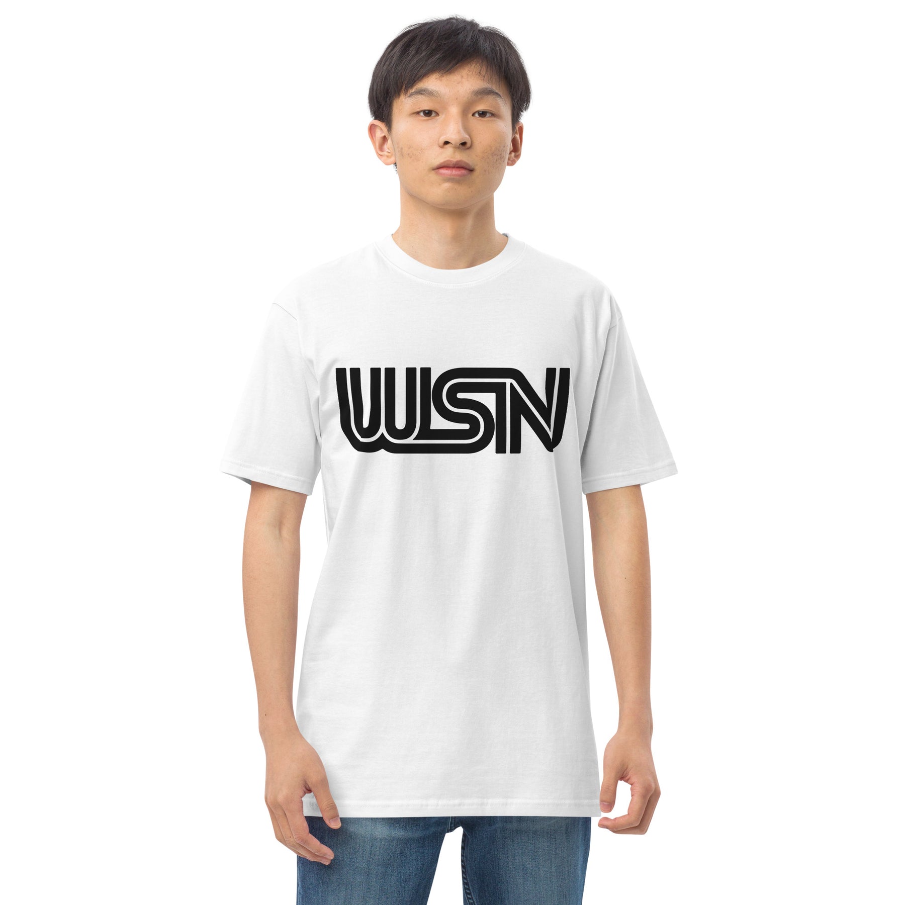 WSN "CNN" parody men’s premium heavyweight tee