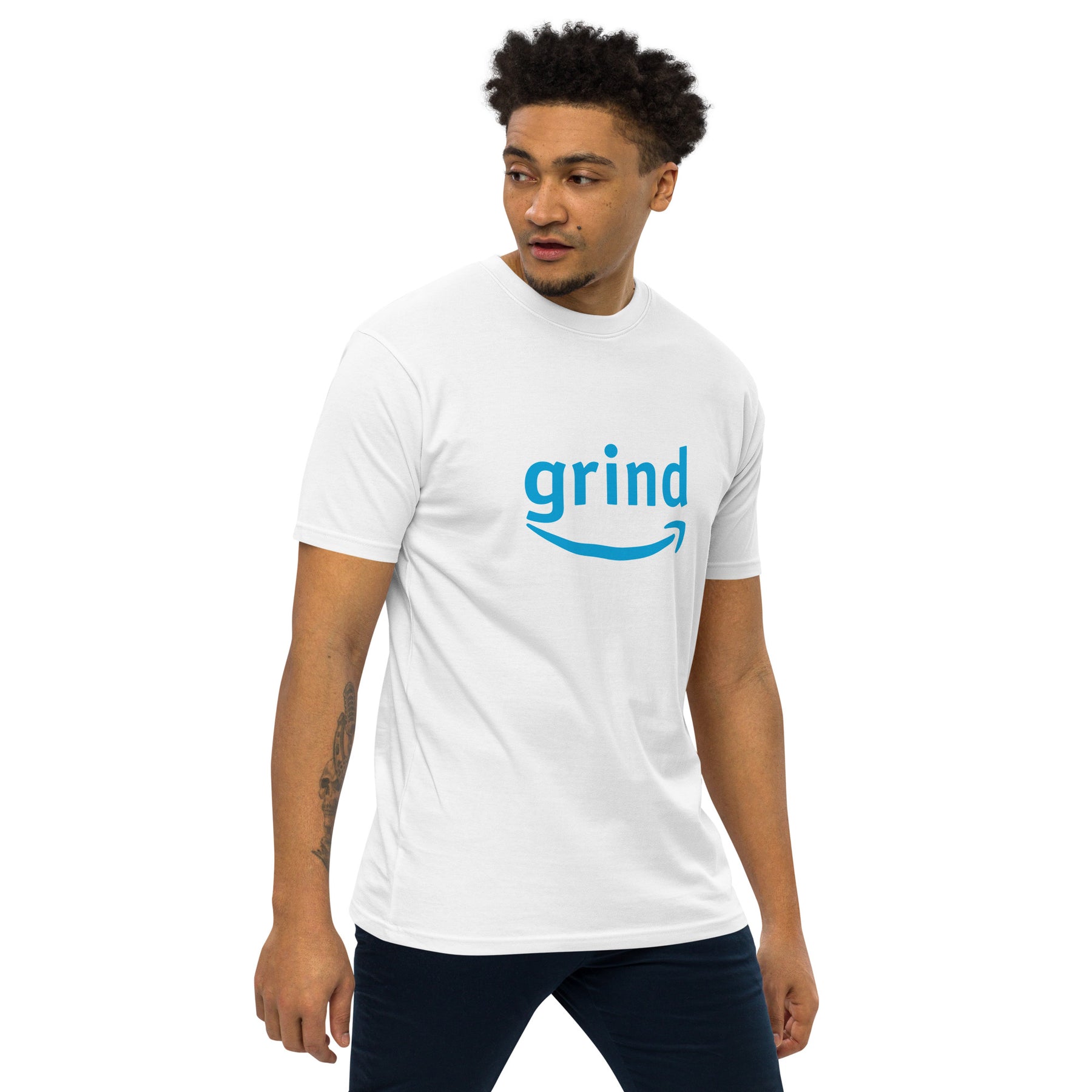 Prime "Grind" Parody Men’s premium heavyweight tee