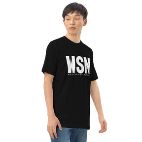 Men’s premium Black Wreckshop Nation T-Shirt